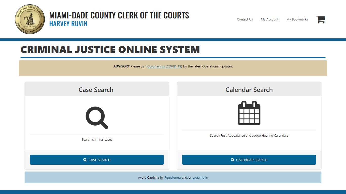 Miami-Dade County Clerk Criminal Justice